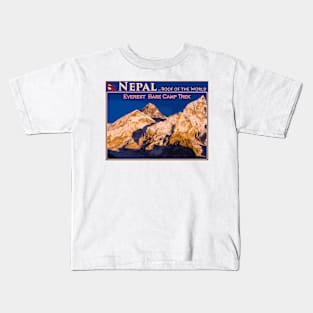 Nepal - Everest sunset Kids T-Shirt